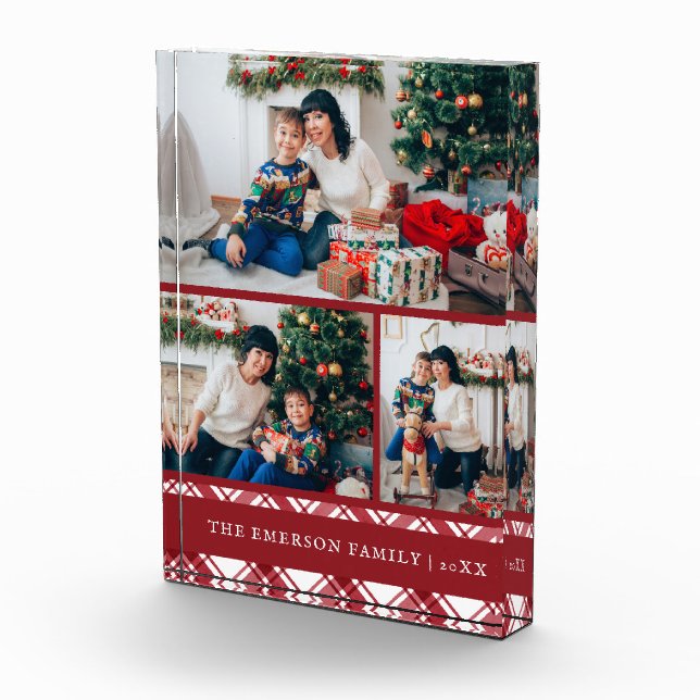 Weihnachtsrot Fotoblock (Rechts)