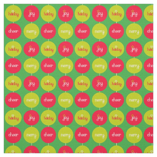 Weihnachtsrot-grüne Bausteine Stoff (Muster)