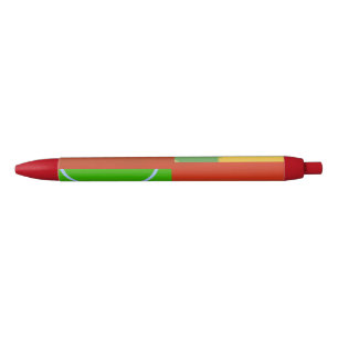 Weihnachtsrot Grüne Geometrie Kugelschreiber