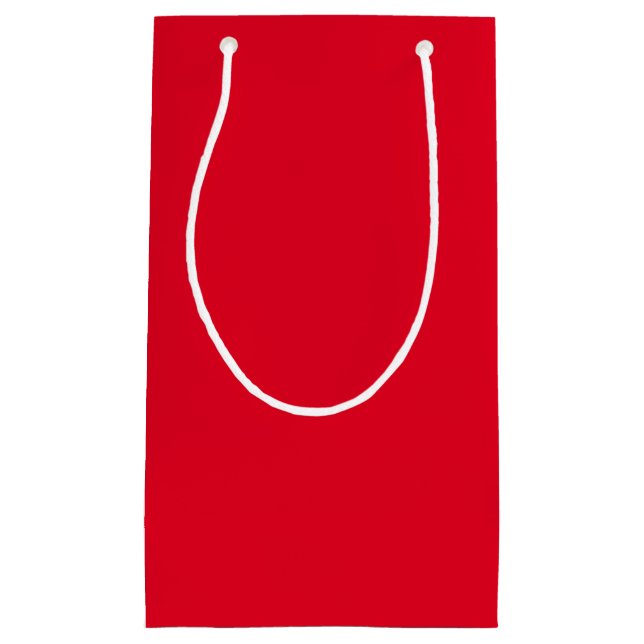 Weihnachtsrot Kleine Geschenktüte (Vorderseite)