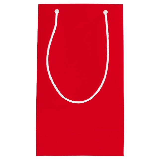 Weihnachtsrot Kleine Geschenktüte (Vorderseite)