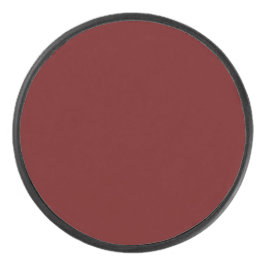 Weihnachtsrot, kräftig rot, tiefrot, schlicht rot eishockey puck