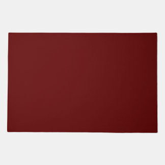 Weihnachtsrot, kräftig rot, tiefrot, schlicht rot fußmatte