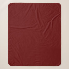 Weihnachtsrot, kräftig rot, tiefrot, schlicht rot sherpadecke