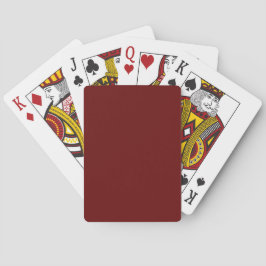Weihnachtsrot, kräftig rot, tiefrot, schlicht rot spielkarten