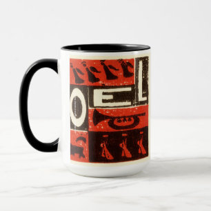 Weihnachtsrot Tasse