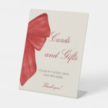 Weihnachtsrote Schleife Baby Shower Karten Geschen