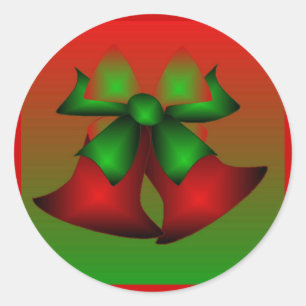 Weihnachtsroter Glocken I Sticker