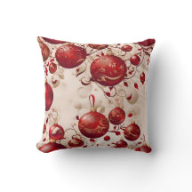 Weihnachtsrotes Christbaumkugeln Muster Design