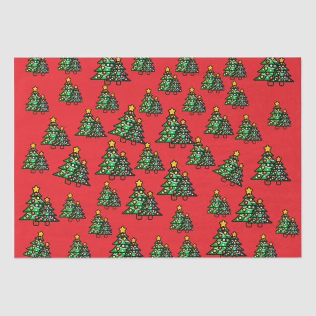 Weihnachtsrottpapier Seidenpapier (Vorderseite)