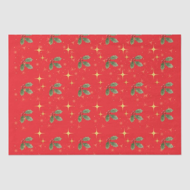 Weihnachtsrottpapier Seidenpapier (Vorderseite)