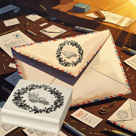 Weihnachtsrottwagen Gummistempel