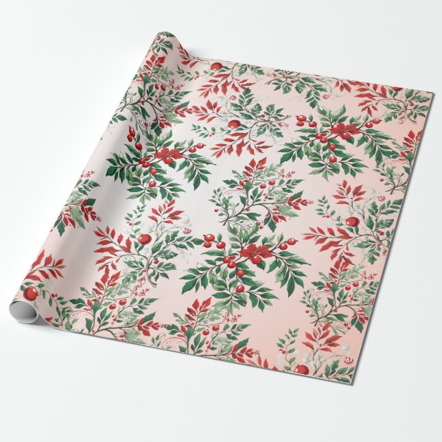 Weihnachtsrowan Geschenkpapier (Ungerollt)