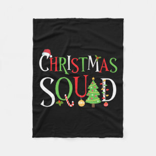 Weihnachtssäckel Familie passt Funny Xmas Fleecedecke
