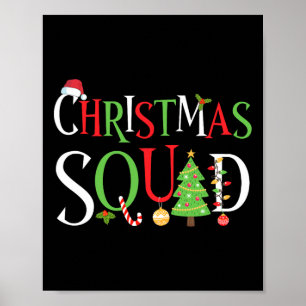 Weihnachtssäckel Familie passt Funny Xmas Poster