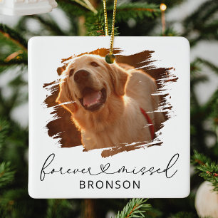 Weihnachtssäckel für Haustiere 2 Foto Keramikornament