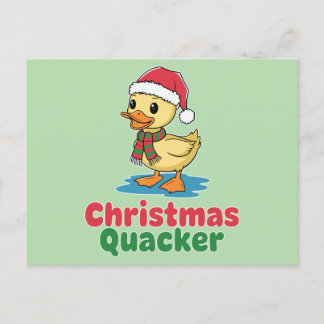 Weihnachtssacker Feiertagspostkarte