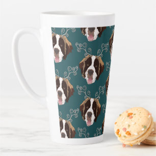 WeihnachtsSaint Bernard Reindeer Milchtasse
