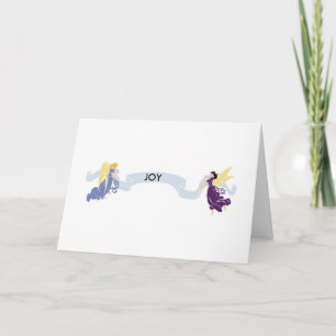 Weihnachtssaison Designs Angels Announcement Card Feiertagskarte