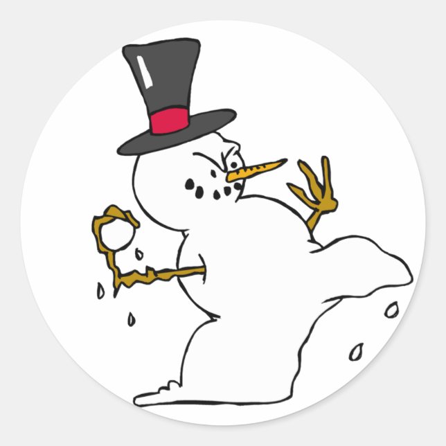 Weihnachtssaison gestaltet Siegel Runder Aufkleber (Vorderseite)