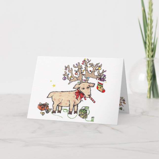 Weihnachtssaison-Karte Feiertagskarte (Vorderseite)