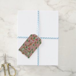 Weihnachtssaison Rot Geschenkanhänger