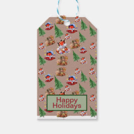 Weihnachtssaison Rot Geschenkanhänger