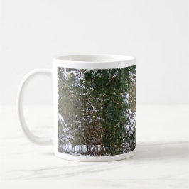 Weihnachtssaison Schnee im Garten Tasse & Hot Coco