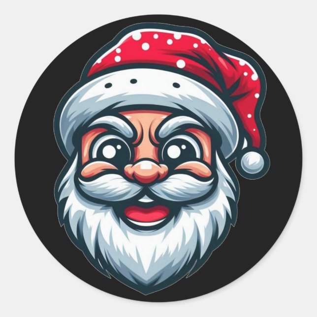 Weihnachtssaison Stickers (Vorderseite)