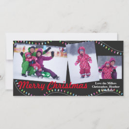 Weihnachtssaison - Weihnachts-Fotokarte Feiertagskarte