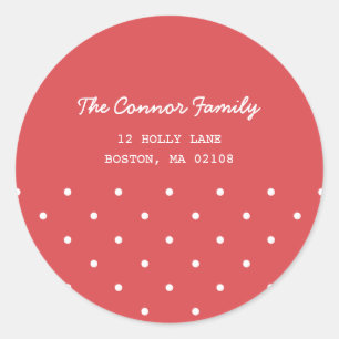 Weihnachtssammlung Runder Aufkleber