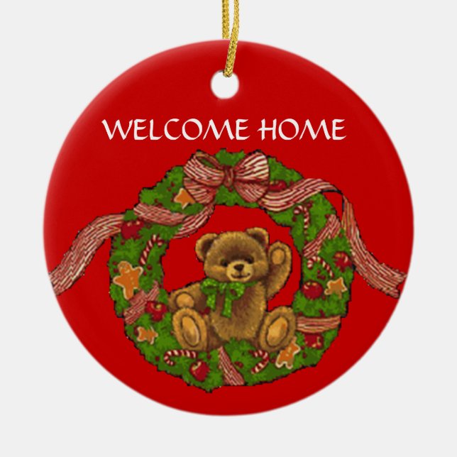 WEIHNACHTSsammlung SUZANNE ELIZABETH Keramik Ornament (Vorne)