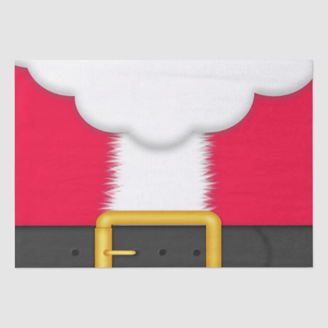 Weihnachtssankt-AnzugsSeidenpapier Seidenpapier (Vorderseite)