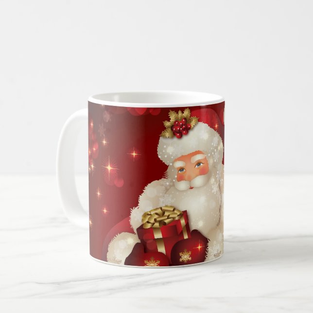 Weihnachtssankt-Tasse Kaffeetasse (Vorderseite Links)