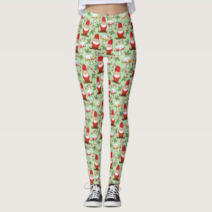 Weihnachtssanktgnomes-Entwurf Leggings