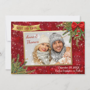 WeihnachtsSave the Date Save The Date