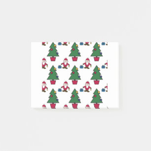 Weihnachtsscene-nahtloses Muster Post-it Klebezettel