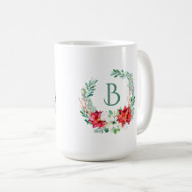 Weihnachtsschaden mit Monogramm