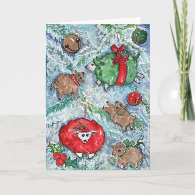 Weihnachtsschaf, alles, was ich zu Weihnachten wol (Vorderseite)