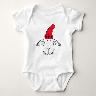Weihnachtsschaf Josef Baby Strampler