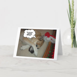 Weihnachtsschäfer Feiertagskarte