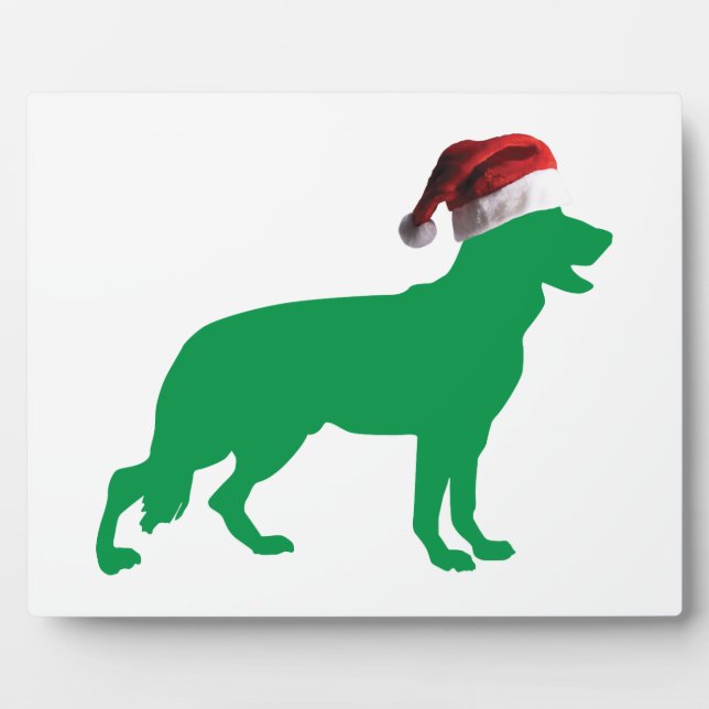 Weihnachtsschäfer Fotoplatte (Vorderseite)
