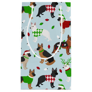 Weihnachtsschäfer Kleine Geschenktasche Geschenktüte