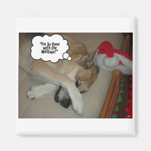 Weihnachtsschäfer Magnet