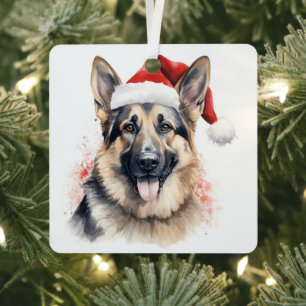 Weihnachtsschäfer Ornament Aus Metall