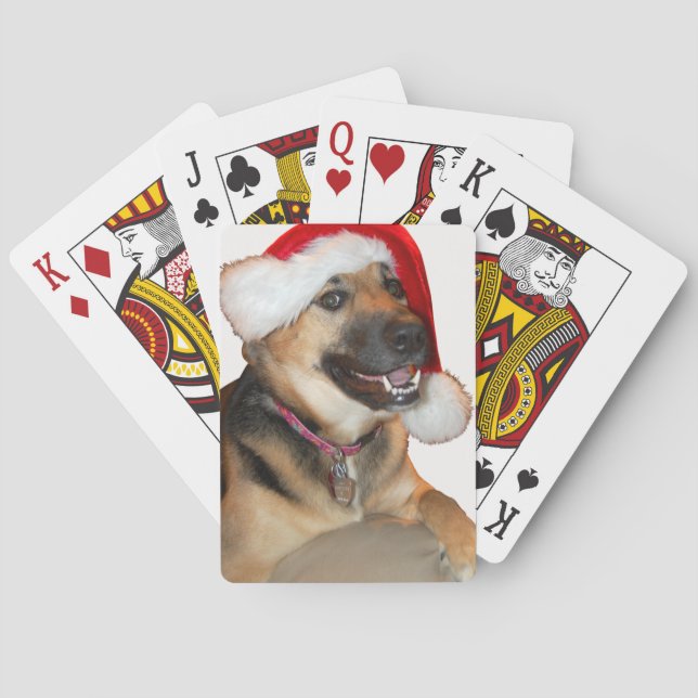 Weihnachtsschäfer Spielkarten (Rückseite)