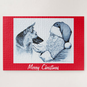 Weihnachtsschäfer und Weihnachtsmann