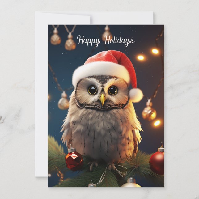 Weihnachtsschale Feiertagskarte (Vorderseite)
