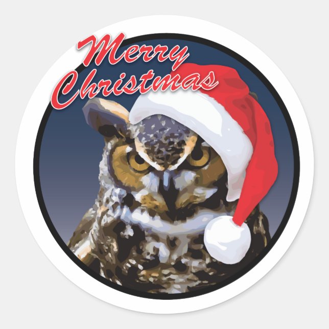 Weihnachtsschale - Klassischer Rundaufkleber, glän Runder Aufkleber (Vorderseite)