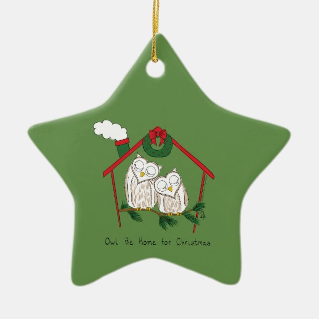 Weihnachtsschale Zuhause Niedlich Keramik Ornament (Vorne)